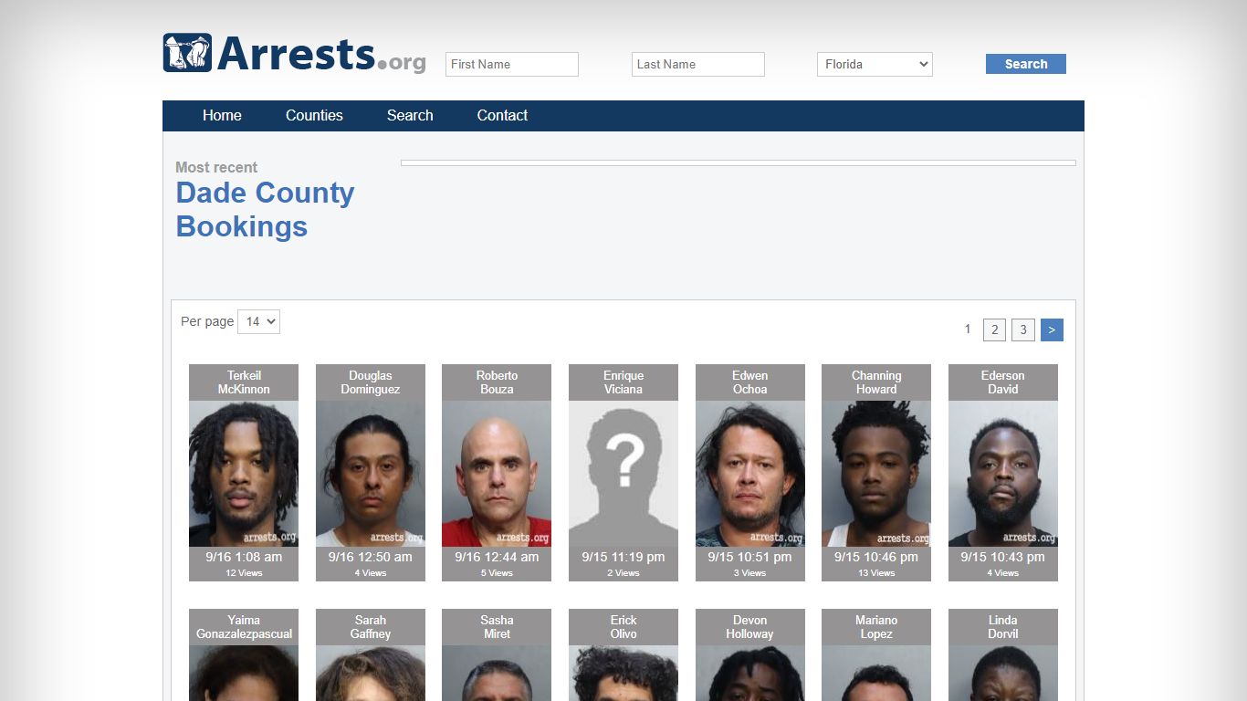 Dade County Arrests and Inmate Search